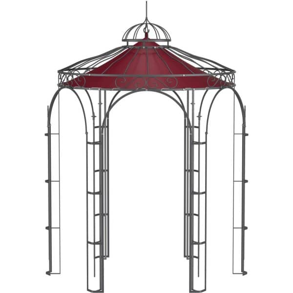 Eleo Sonnensegel Siena Ø 210 cm für Pavillon Siena Weinrot