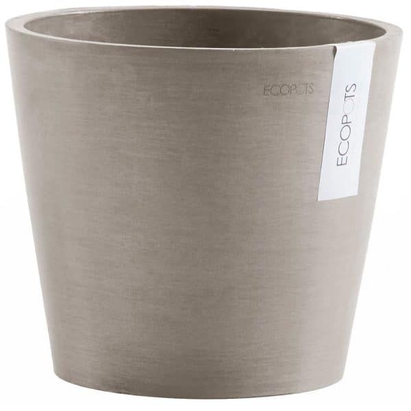 Ecopots Pflanztopf Amsterdam Braungrau 20 cm