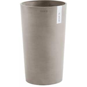 Ecopots Pflanztopf Amsterdam halbhoch Braungrau 50 cm