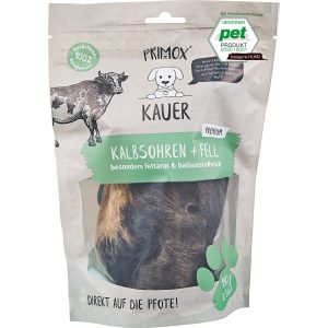 Primox Hunde-Snack Kauer Premium Kalbsohren und Fell 190 g