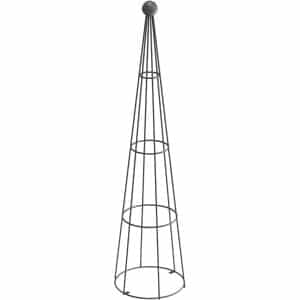 Eleo Rankhilfe Obelisk Enna 180 cm x Ø 44 cm Pulverbeschichtet DB703