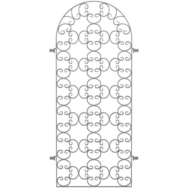 Eleo Rankgitter Rosa 190 cm x 82 cm Feuerverzinkt