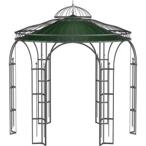 Eleo Sonnensegel Milano Ø 290 cm  für Pavillon Milano Dunkelgrün