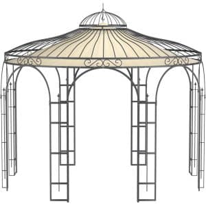 Eleo Sonnensegel Florenz Ø 370 cm für Pavillon Florenz Ecru