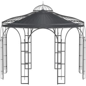 Eleo Sonnensegel Florenz Ø 370 cm für Pavillon Florenz Anthrazit