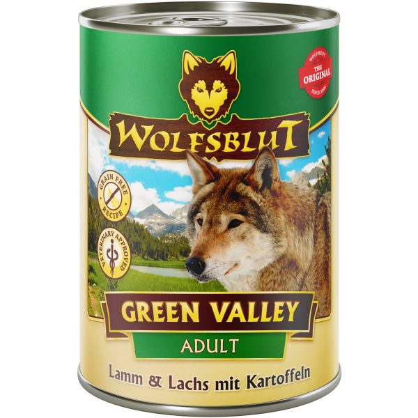 Wolfsblut Hunde-Nassfutter Green Valley Adult Lamm und Lachs mit Kartoffeln 395