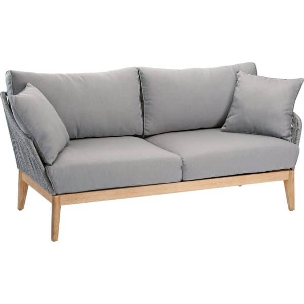 Couch Samos 2-Sitzer Grandis-Grau