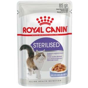 Royal Canin Sterilised Nassfutter in Gelee für kastrierte Katzen 85 g