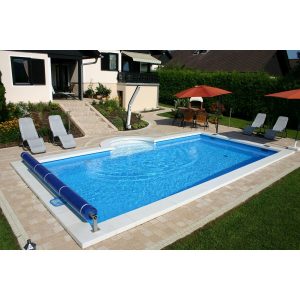 Summer Fun Styropor-Pool-Set GENUA 800 x 400 x 150cm inkl. Römertreppe