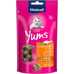 Vitakraft Cat Yums Huhn und Katzengras 40 g