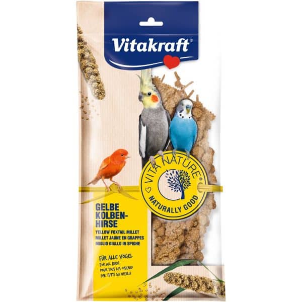 Vitakraft Vogel-Ergänzungsfutter Vita Nature Gelbe Kolbenhirse 100 g