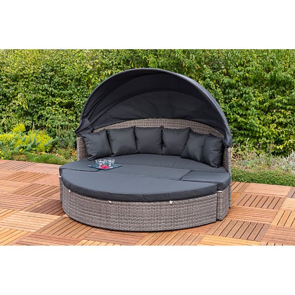 Merxx Relaxinsel Riva Ø 180 cm Grau