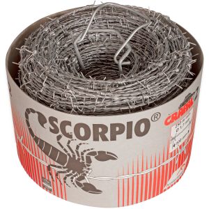 Stacheldraht Crapal Scorpio hochwertig verzinkter Stacheldraht 250 m