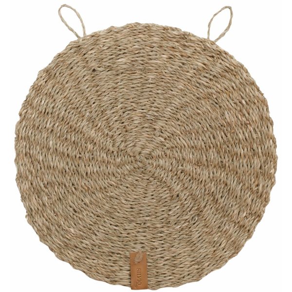 Silvio Design Kratzmatte Seegras Rund Natur