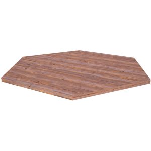 Palmako Fußboden für Holz-Gartenhaus/Gerätehaus Betty KDI Braun 337 cm x 337 cm