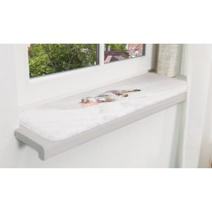 Trixie Liegematte Nani für Fensterbank Grau 90 cm × 28 cm