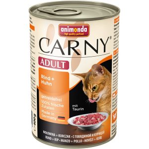 Carny Katzen-Nassfutter Adult Rind und Huhn 400 g