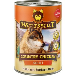 Wolfsblut Hunde-Nassfutter Country Chicken Adult Huhn mit Süßkartoffeln 395 g