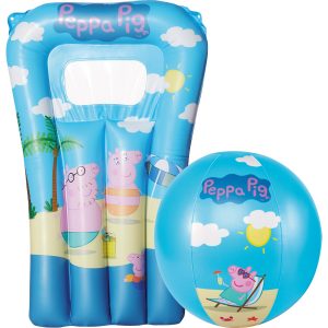 Happy People Peppa Pig Strandset inkl. Wasserball und Kindermatratze