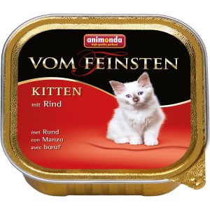 Vom Feinsten Katzen-Nassfutter Kitten Rind 100 g
