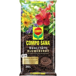 Compo Sana Qualitäts-Blumenerde 2.040 l (102 x 20 l) 1 Palette