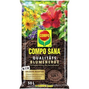 Compo Sana Qualitäts-Blumenerde 2.250 l (45 x 50 l) 1 Palette