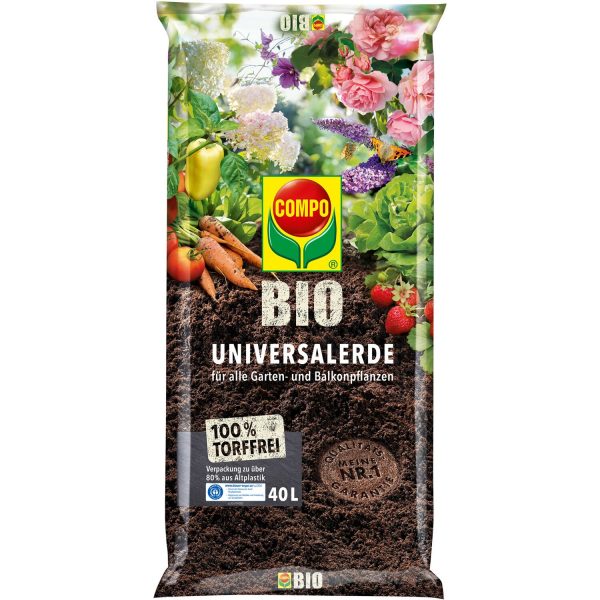 Compo Bio Universal-Erde torffrei 2.040 l (51 x 40 l) 1 Palette