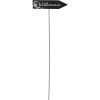 Gartenstecker Wegweiser Willkommen 115 cm Schwarz