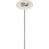 Kräuterstecker Emailleweiß 30 cm Dill