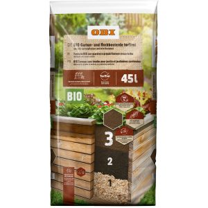 OBI Bio Garten- und Hochbeeterde torffrei 1 x 45 l