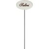 Kräuterstecker Emailleweiß 30 cm Salbei