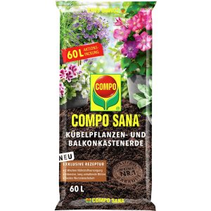 Compo Sana Kübelpflanzen- und Balkonkastenerde 1 x 60 l