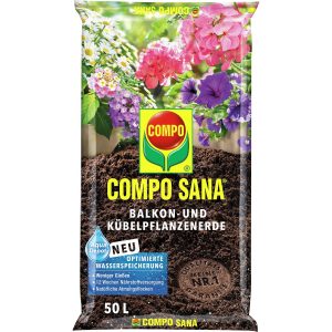 Compo Sana Balkon- und Kübelpflanzenerde 1 x 50 l