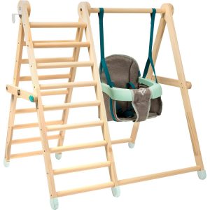 TP Toys Schaukel Set Swing Active f. Kinder Holz Natur HxBxT: 97x95x83 cm FSC®