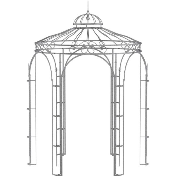 Eleo Pavillon Siena 265 cm x Ø 210 cm Feuerverzinkt