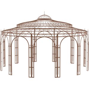 Eleo Pavillon Toskana 340 cm x Ø 550 cm Unbeschichtet