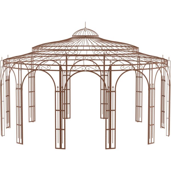 Eleo Pavillon Toskana 340 cm x Ø 550 cm Unbeschichtet