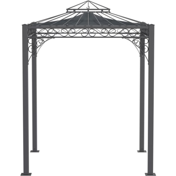 Eleo Sonnensegel 200 cm x 200 cm für Pavillon Meran/Bolzano Anthrazit