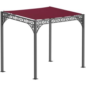 Eleo Sonnensegel 300 cm x 200 cm für Pergola Elba/Ischia Weinrot