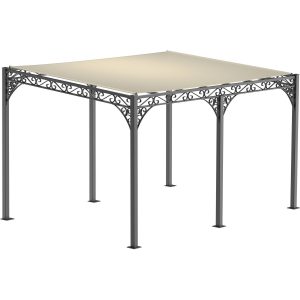 Eleo Sonnensegel 400 cm x 300 cm für Pergola Sardegna/Sicilia Ecru