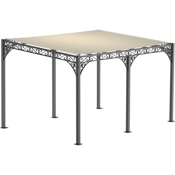 Eleo Sonnensegel 400 cm x 300 cm für Pergola Sardegna/Sicilia Ecru