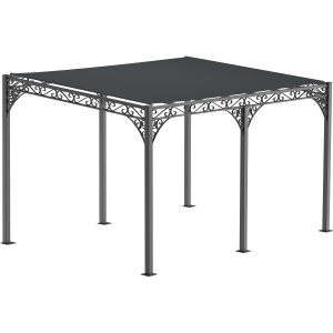 Eleo Sonnensegel 400 cm x 300 cm für Pergola Sardegna/Sicilia Anthrazit