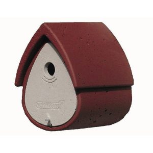 Schwegler Nisthöhle Holzbeton Rot und Grau 27 cm x 19 cm x 23 cm