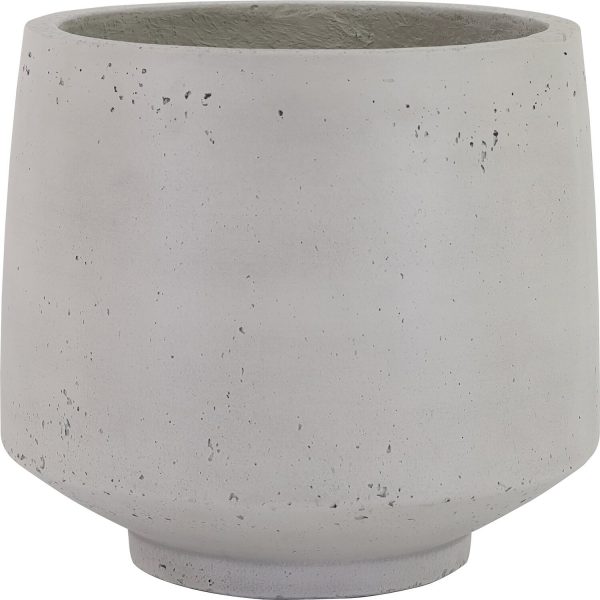 Pflanztopf Rund 37 cm x Ø 41 cm Grau