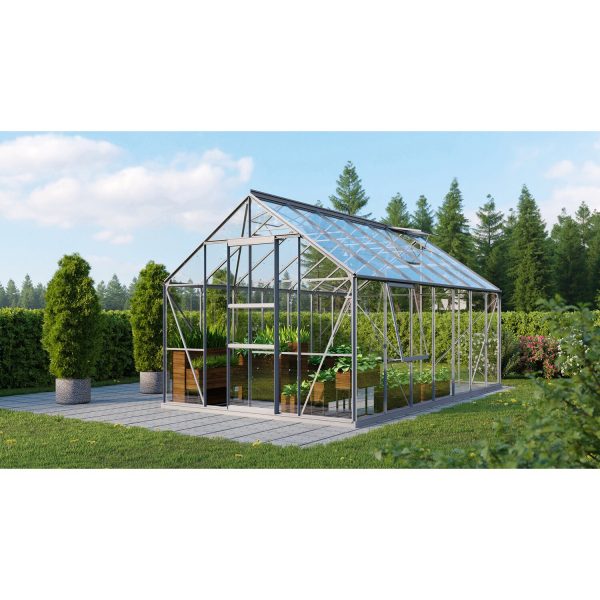Vitavia Gewächshaus Meridian 1 - 11500 ESG 3 mm - Alu Vorzugsset