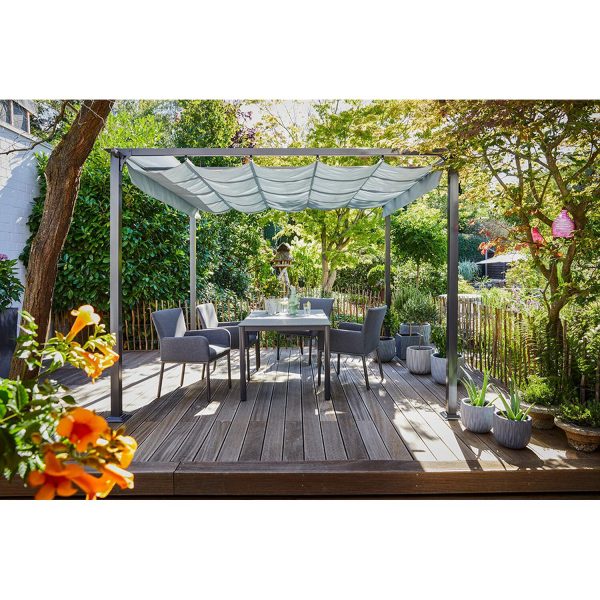 Gartentisch Harris Rechteckig Creatop Zement-Optik 160 cm x 90 cm