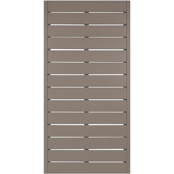 Andrewex Sichtschutzzaunelement Faro Grau lackiert 180 cm x 90 cm FSC®