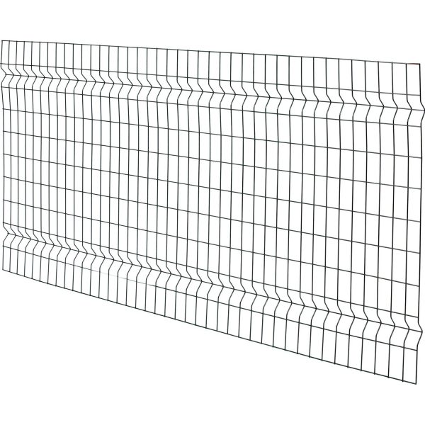 3D-Einstabmattenzaun Anthrazit 100 x 200 cm