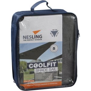 Nesling Sonnensegel Coolfit Grau 360 cm x 360 cm x 360 cm