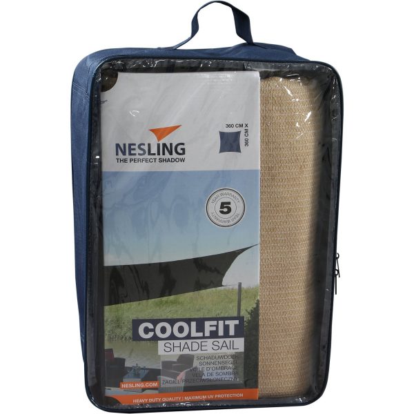 Nesling Sonnensegel Coolfit Natur 360 cm x 360 cm